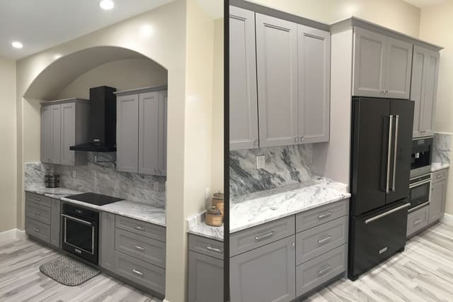 21st Century Sterling kitchen in light gray